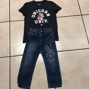 Pants and shirt suits set